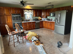 Before & After Kitchen Cabinet Painting in Catonsville, MD (1)